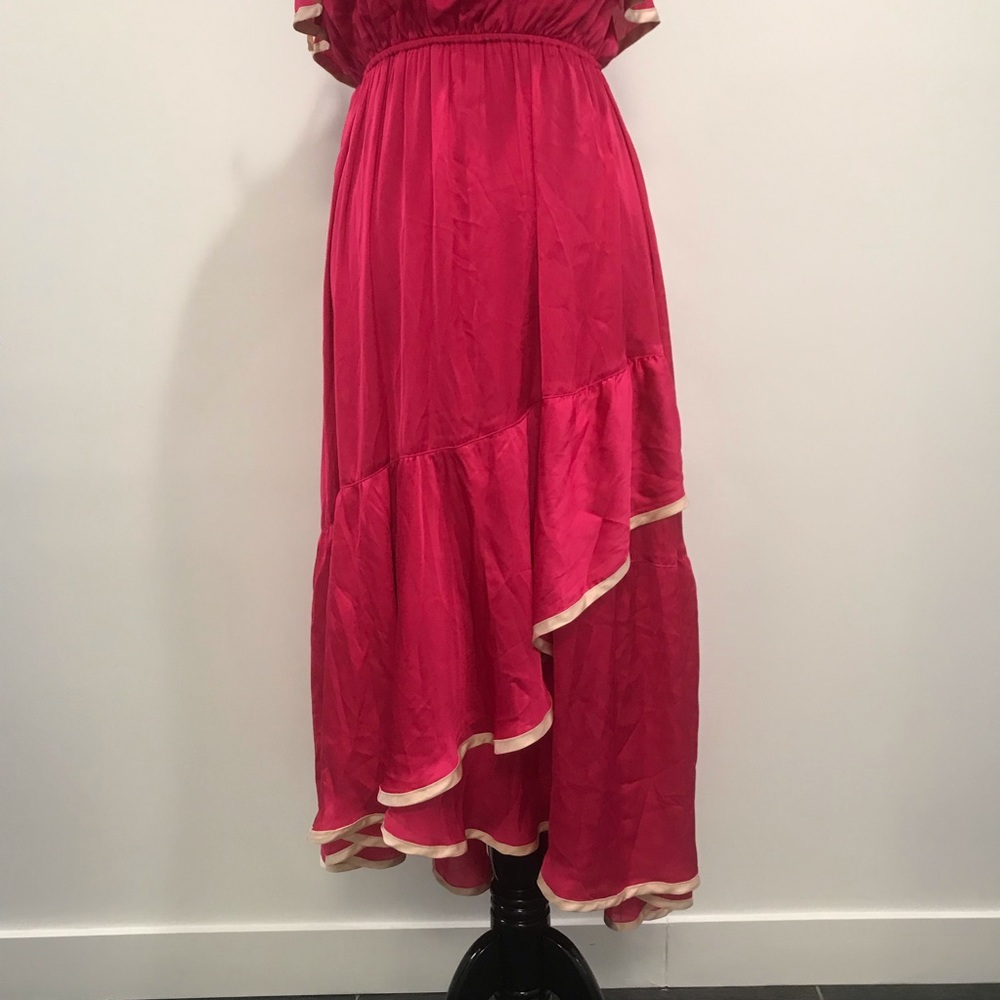 Arden B Pink Ruffled Dress - Picture 5 of 9